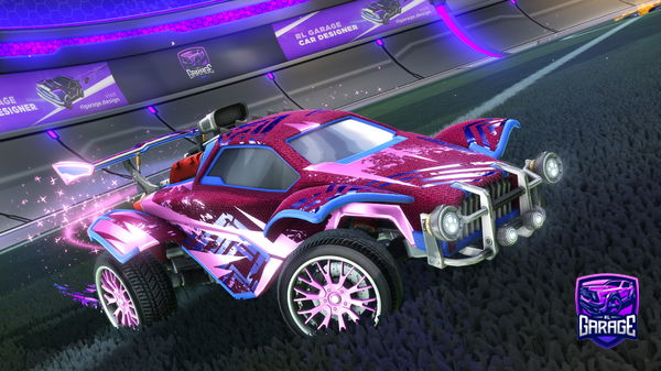 A Rocket League car design from sebyboy34