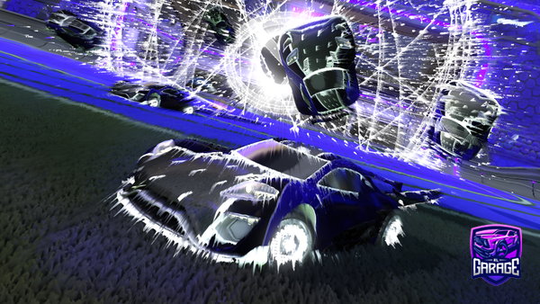 A Rocket League car design from Electrodraggon
