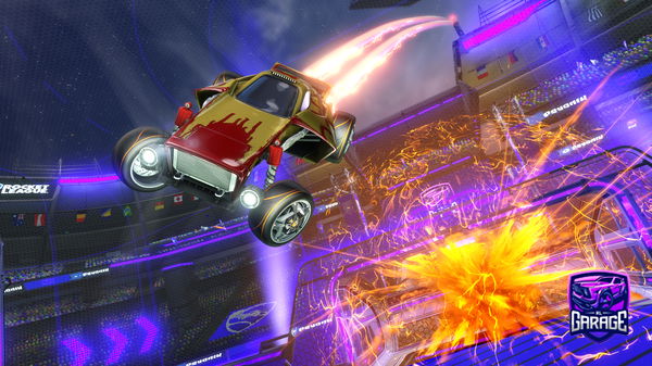 A Rocket League car design from wlh15b