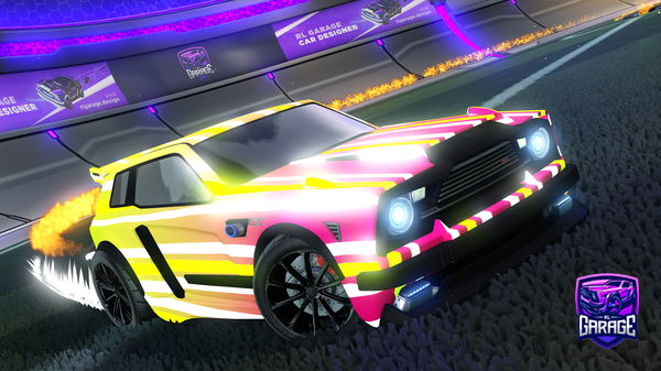 A Rocket League car design from Fster21