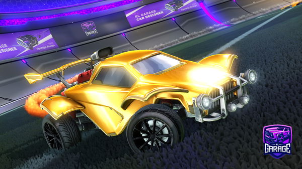 A Rocket League car design from winbros10