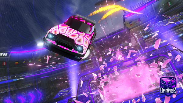 A Rocket League car design from Carli9