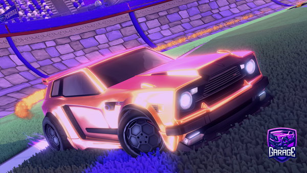 A Rocket League car design from Rubii_