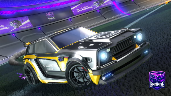 A Rocket League car design from Amar_rl