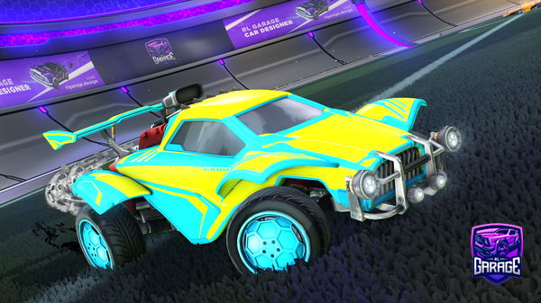 A Rocket League car design from Wolf_07