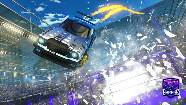 A Rocket League car design from ATQMIK
