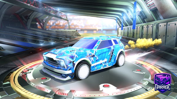 A Rocket League car design from Cyrolazer19