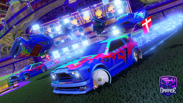 A Rocket League car design from ENERGIRUBEN