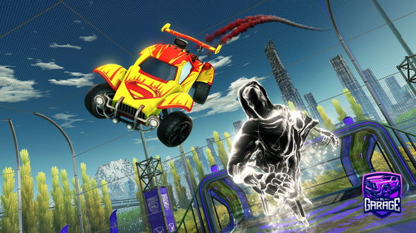 A Rocket League car design from Clemaju_