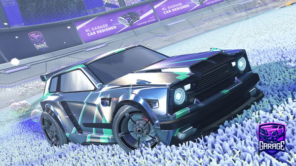 A Rocket League car design from -Goose-