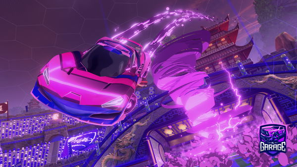 A Rocket League car design from PenguinLML