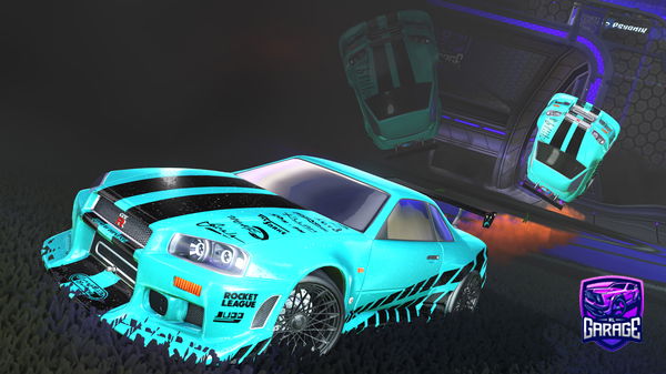 A Rocket League car design from jimmybroni