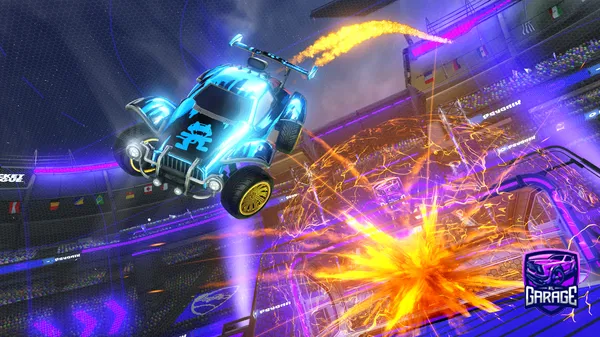 A Rocket League car design from tackywacky85