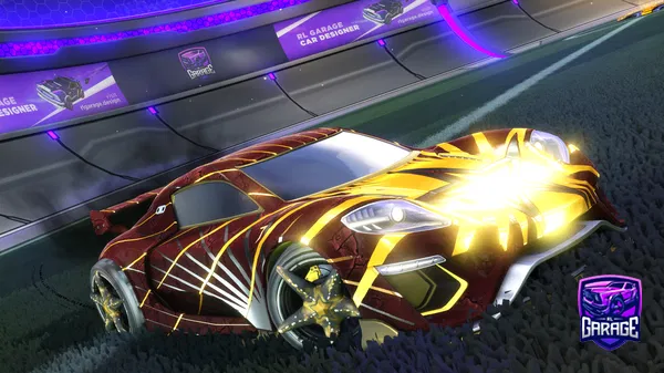A Rocket League car design from brien756