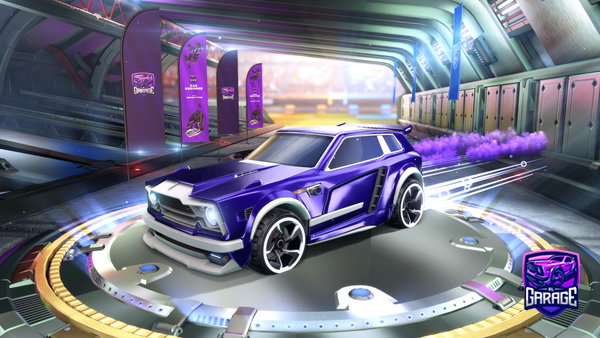 A Rocket League car design from __hi__
