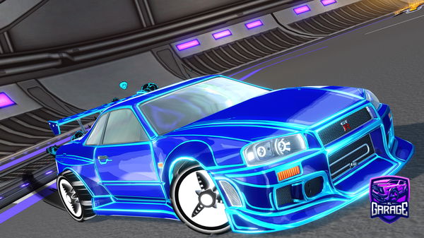 A Rocket League car design from Defamily2019