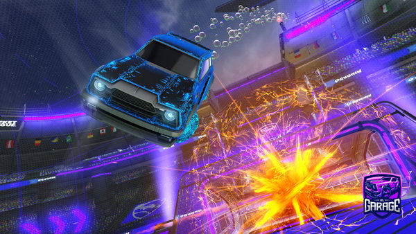 A Rocket League car design from Ysf1011