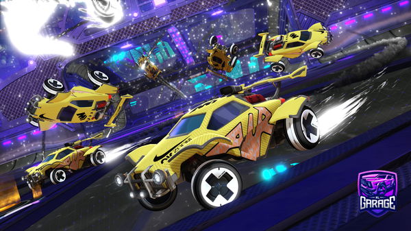 A Rocket League car design from DOOM-PREDATOR
