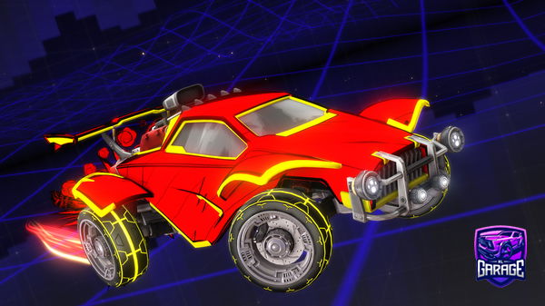 A Rocket League car design from Mlontor