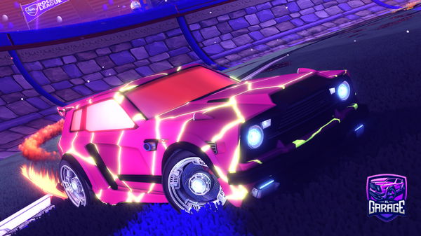 A Rocket League car design from heelloo