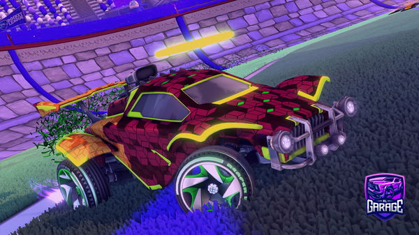 A Rocket League car design from Kasha40