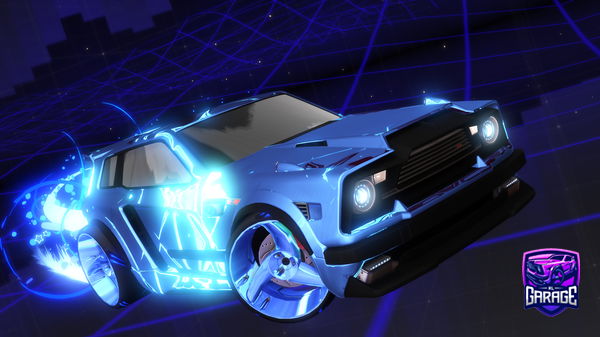 A Rocket League car design from SABERTOOTHPANDA