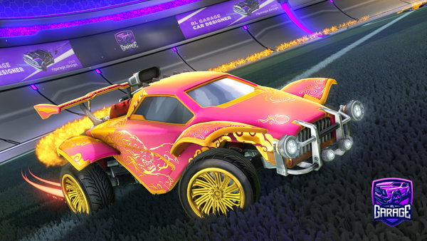 A Rocket League car design from iolkata123