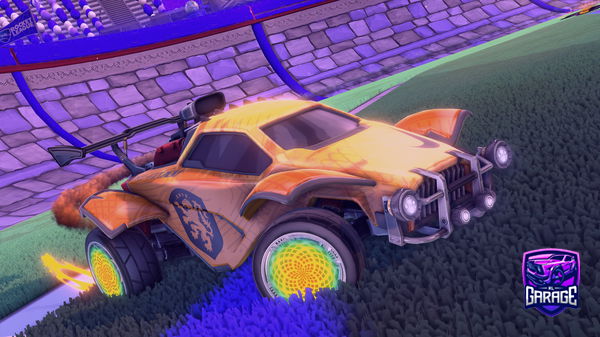 A Rocket League car design from matsadonna