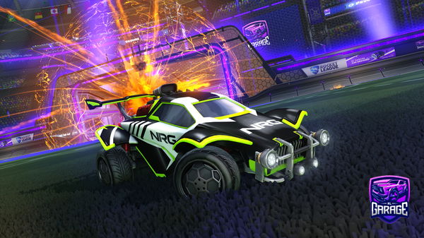 A Rocket League car design from Baxtersheesh