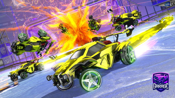 A Rocket League car design from dinogod444