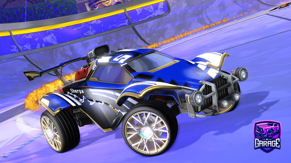 A Rocket League car design from Thunder23_45