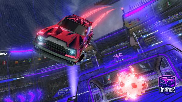 A Rocket League car design from 18ovillette