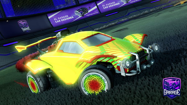 A Rocket League car design from GoFlyers34