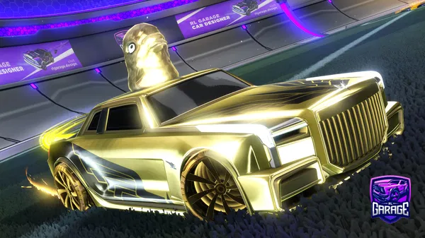 A Rocket League car design from Cambro30