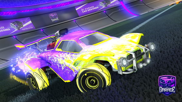 A Rocket League car design from Jxmy476