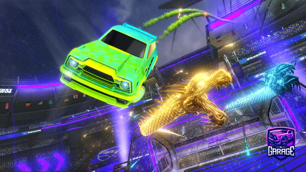 A Rocket League car design from gmgk7890