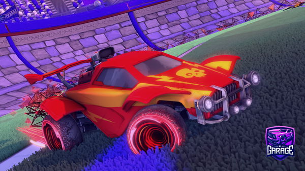 A Rocket League car design from thisismiek