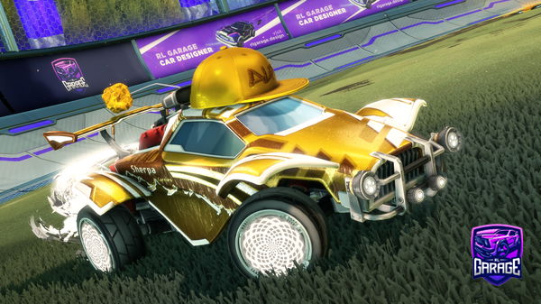 A Rocket League car design from AlphaBooger