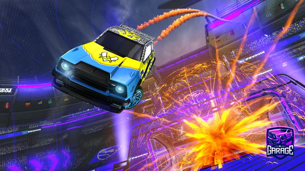 A Rocket League car design from Panicioooo