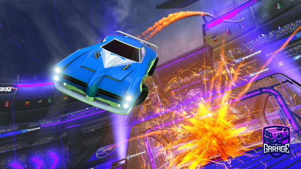 A Rocket League car design from Andresguitar10