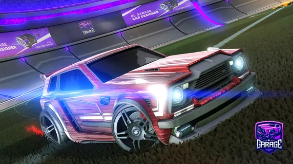 A Rocket League car design from SupbarMocha