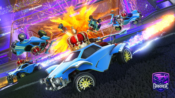 A Rocket League car design from BlauerTieger69