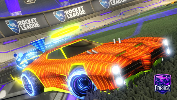 A Rocket League car design from AMCONTOP