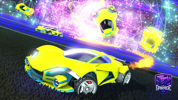 A Rocket League car design from UNMassivE