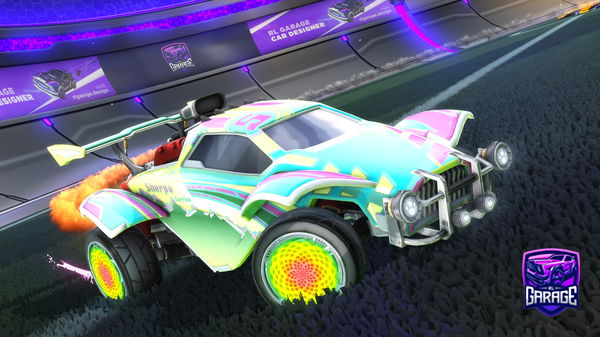 A Rocket League car design from iiTzAnya