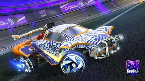 A Rocket League car design from InZxNeDoug