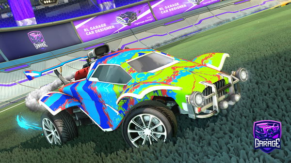 A Rocket League car design from korta