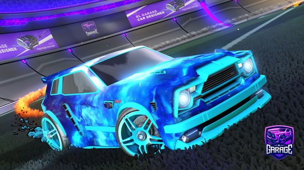 A Rocket League car design from iLuxify