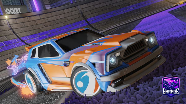 A Rocket League car design from Hurukay84