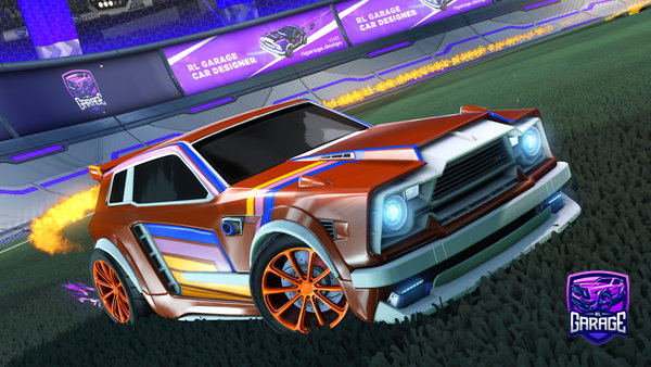 A Rocket League car design from Exodusxodus